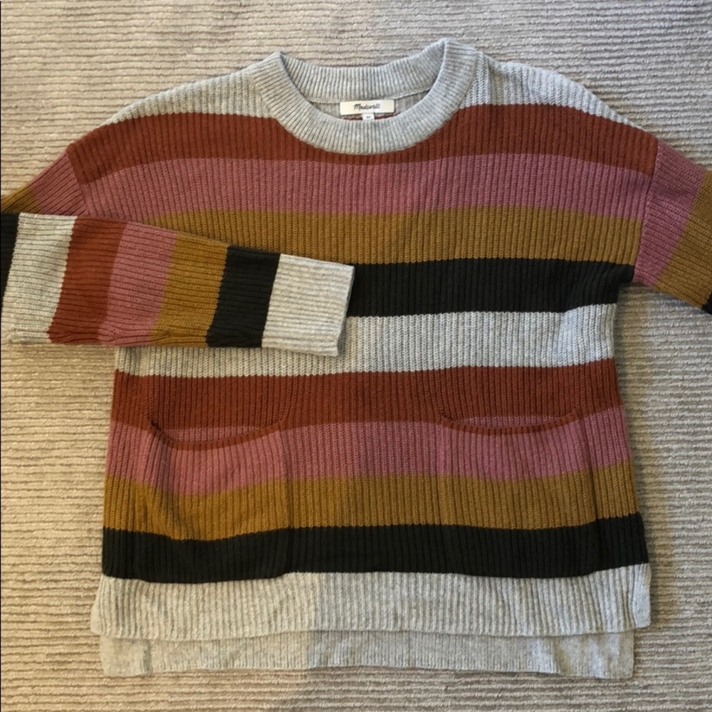 Madewell striped sweater